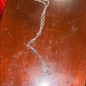 Como Vintage Silver Chain Necklace